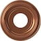 Ekena Millwork Traditional PVC Medallion (Canopies up to 5 1/2"), 10"OD x 3 1/2"ID x 1 1/8"P, Bright Coat Copper CMP10TRBCO - alternate 1
